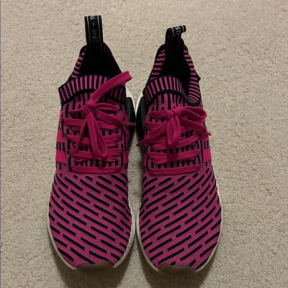 Adidas Nmd R2 Primeknit Japan Shock Pink Sneakers